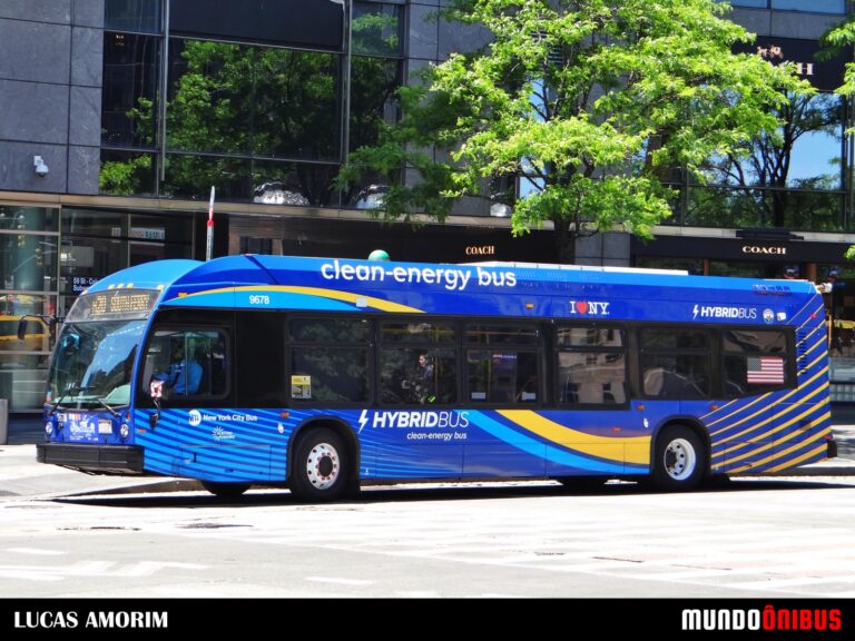 Indo de ônibus para Nova York